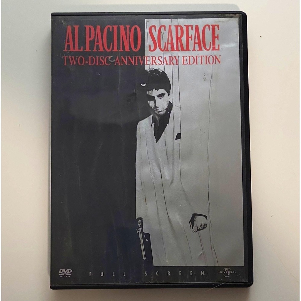 Universal Scarface Anniversary Edition DVD 2-Disc Full Screen R 170 Min Pacino
